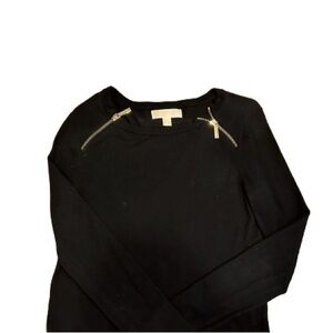 Michael Kors black sweater with pockets